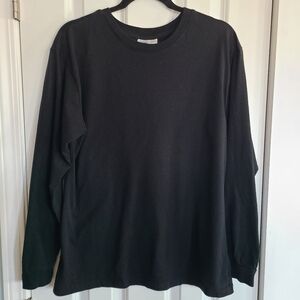 Classic Black Long Sleeve Tee for Men
